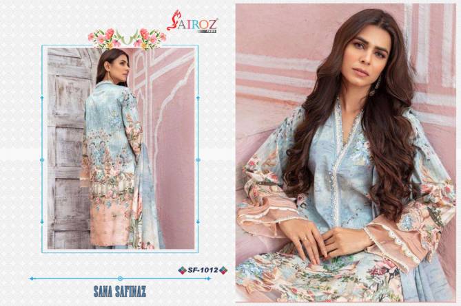 Sairoz Sana Latest Fancy Designer Safinaz Premium Pure Cootton Pakistani  Dress Collection